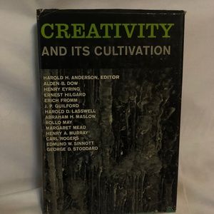 Creativity & Its Cultivation edited by Anderson